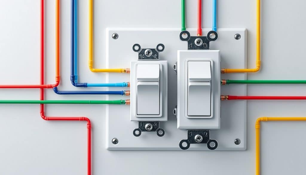 Schéma électrique va et vient 3 interrupteurs sans permutateur