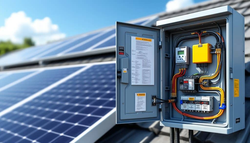 Schema raccordement panneau solaire tableau electrique