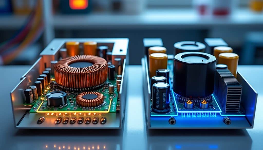 Alimentation à découpage ou linéaire : ce qui change au bruit