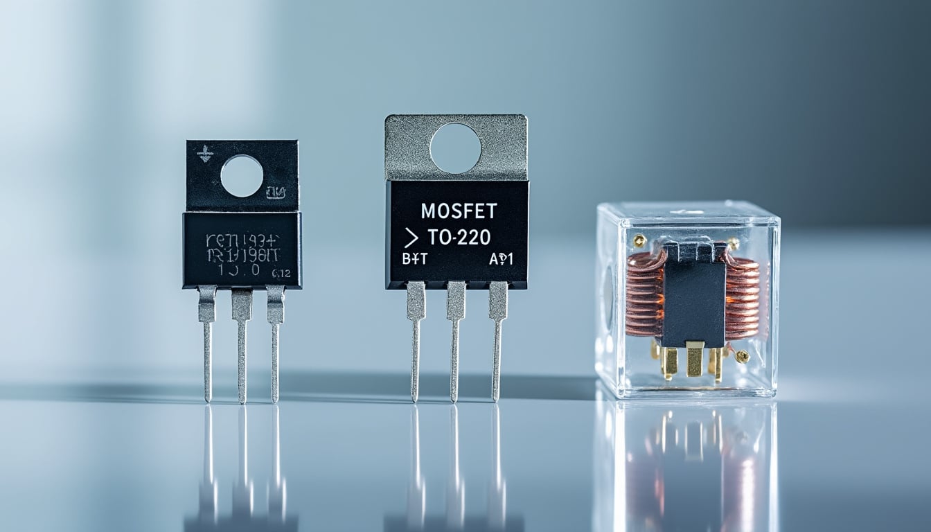 Transistor, MOSFET ou relais : lequel pour commander quoi