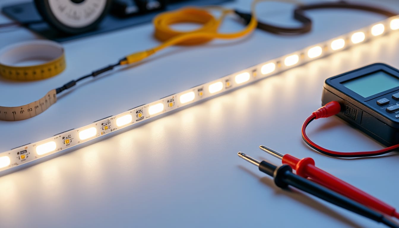 Ruban LED : calcul de puissance et choix d&rsquo;alimentation